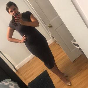 Day to Night Slate Grey Work Dress